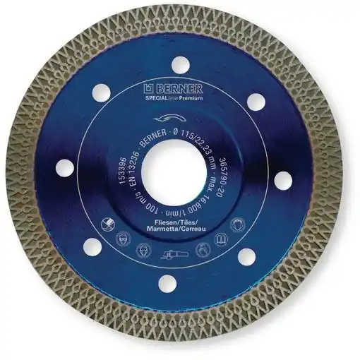 Prémium Berner gyémánt vágótárcsa Special Line 115mm 243449