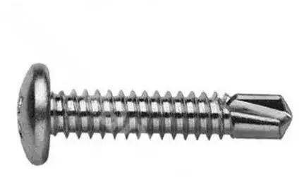 Korlátozott ajánlat Rozsdamentes D-fejű önfúrós lemezcsavar 4,2x19