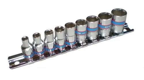 Autentikus King Tony crova készlet 1/4"