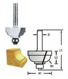 Kiárusítás Makita felsőmarókés D-48614