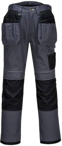 Pénzvisszafizetés Portwest Urban Work nadrág Holster szürke-fekete PW-T602