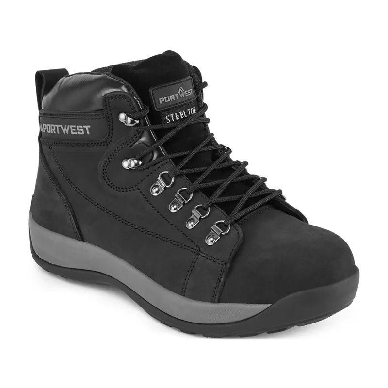 Portwest Steelite Mid Cut Nubuck védőbakancs SB HRO Ajánlat