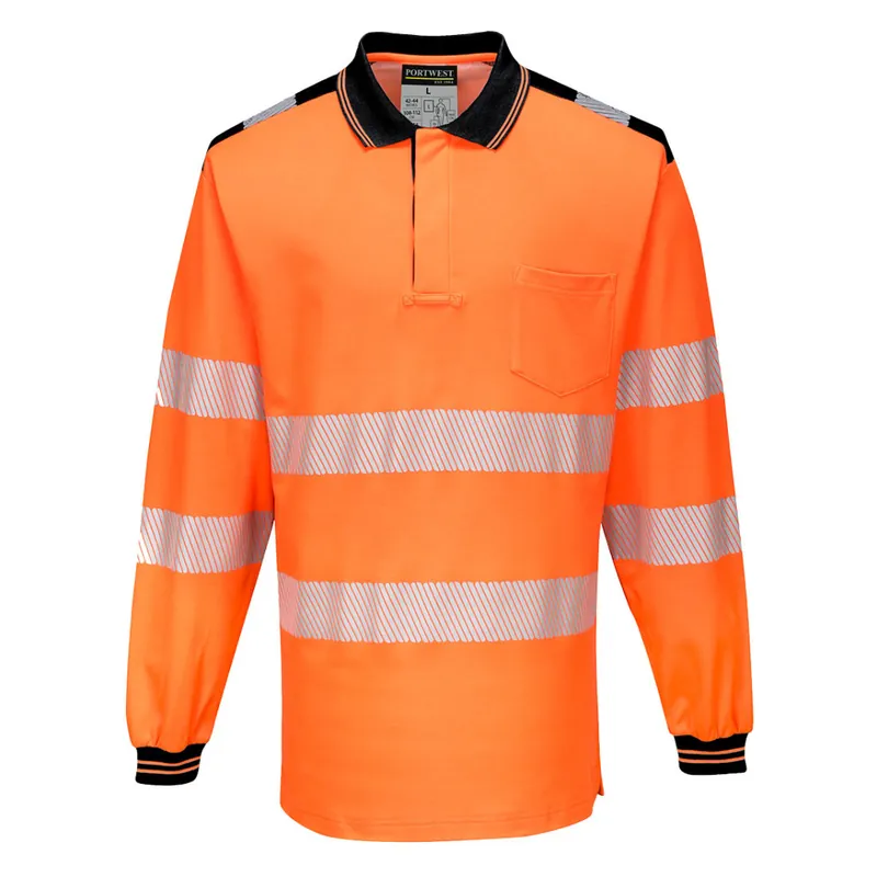 Korlátozott ajánlat Portwest PW3 Hi-Vis hosszú ujjú pólóing