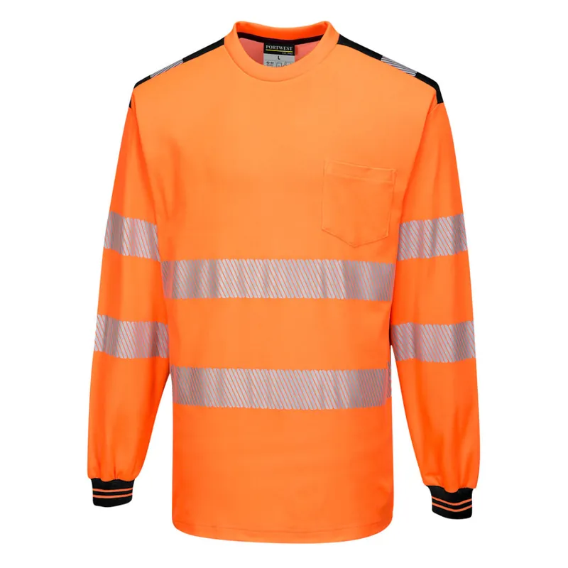 Portwest PW3 Hi-Vis hosszú ujjú póló Prémium