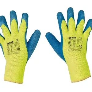 Népszerű Téli kesztyű latex 8-as neon zöld Cerva