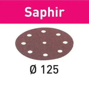 Kiváló minőség Festool Csiszolópapír STF D125/8 P50 SA/25 Saphir