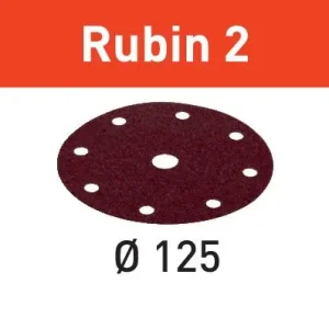 Akció Festool Csiszolópapír STF D125/8 RU2/10 Rubin 2