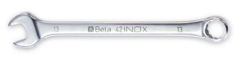 Pénzvisszafizetés BETA 42INOX 10 Csillag-villáskulcs nemesacél (BETA 42INOX/10)