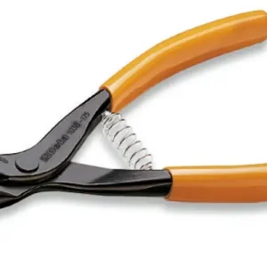 Korlátozott ajánlat 1038 135X09 90°-os hajlított külső Seeger-fogó, barnított, PVC-bevonattal - Beta - 010380013