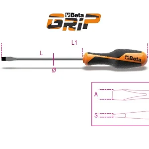 Újdonság 0,8x4x100 Csavarhúzó hasítottfejű csavarokhoz - Beta - 012600030