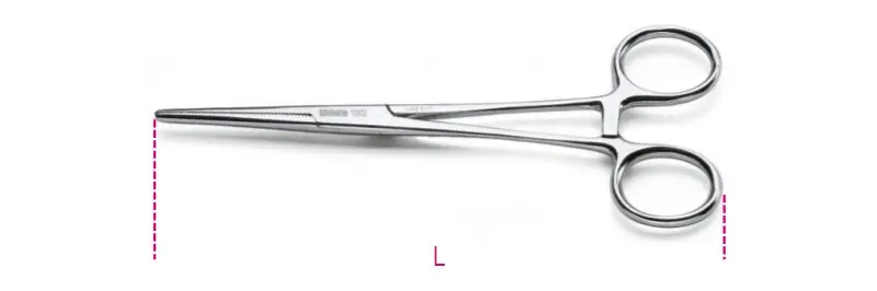 1002 Önzáró fogó lekerekített, recézett pofával, rozsdamentes acélból - Beta - 010020001 Vedd meg most