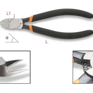 1080D 15 Oldalcsípőfogó, szárak kétrétegű, csúszásmentes PVC-bevonattal - Beta - 010800015 Legjobb ár