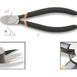 Olcsó 1080D 45 Oldalcsípőfogó, szárak kétrétegű, csúszásmentes PVC-bevonattal - Beta - 010800045