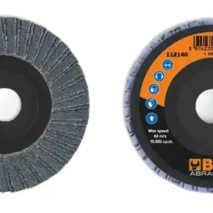 Vedd meg most 11214A 80 Csiszolótárcsák cirkónium csiszolóvászonnal, műanyag csiszolótalp, dupla lamellás kivitel - Beta - 112140008