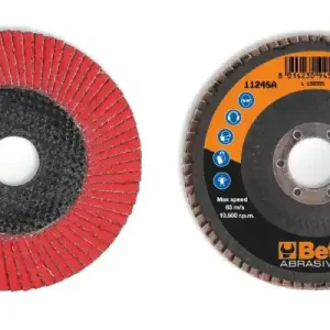 11248A 40 Csiszolótárcsák kerámia bevonatú csiszolóvászonnal, üvegszál csiszolótalp, egylamellás kivitel - Beta - 112480004 Ingyenes szállítás