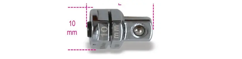 123Q1/4 Adapter gyorscsatlakozóval 1/4" 10 mm-es racsniskulcshoz 10 - Beta - 001230310 Kedvezmény