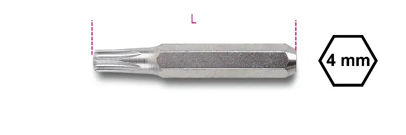 Újdonság 1256TX 9 Csavarhúzóbetét 4 mm Torx®-csavarokhoz - Beta - 012560047