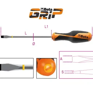 Utolsó esély 1260MC 4X100-CSAVARHÚZÓ HASÍTOTTFEJŰ CSAVAROKHOZ, SZÍNEZETT - Beta - 012602030