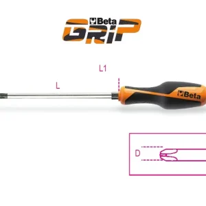 Korlátozott ajánlat 1262E 10x200 Phillips®-csavarhúzó, hatszögű penge - Beta - 012620159