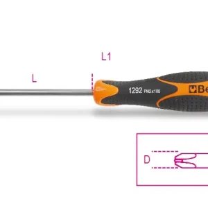 1292INOX 6X100 Csavarhúzó Phillips®-csavarokhoz, nemesacél - Beta - 012920418 Ajánlat