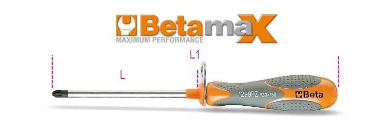 1299HS Csavarhúzó Pozidriv(R)- és Supadriv(R)-csavarokhoz H-SAFE - Beta - 012994003 Vedd meg most