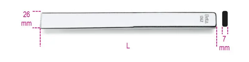 Prémium 1342 Extravékony laposvágó, krómozott - Beta - 013420001