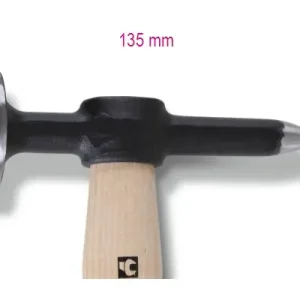1353 Karosszériakalapács, kerek lapos fejjel, fanyéllel - Beta - 013530010 Autentikus