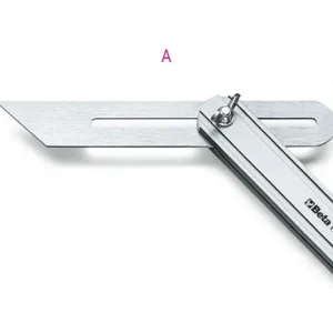 1672A 300 Állítható szögsablon csúszó szárral a szár krómozott acélból, az alaplap alumíniumból készült - Beta - 016720130 Kiárusítás