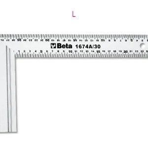 Rendeld meg most 1674A 400 Asztalos derékszög, a szár acélból, az alaplap alumíniumból készült - Beta - 016740140