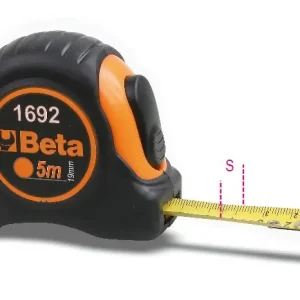 1692/8 Mérőszalag, ütésálló bimateriál ABS-ház, acélszalag, pontossági osztály: II - Beta - 016920058 Olcsó