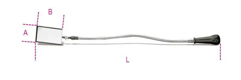 1715FL/A Flexibilis négyzet alakú vizsgálótükör - Beta - 017150110 Biztonságos fizetés