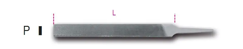 1718D6/P Lapos nagyoló reszelő markolat nélkül - Beta - 017180125 Utolsó esély