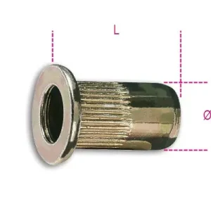 1742R-A M8 Acél szegecsek a 1742-1742A-1946KF modellhez - Beta - 017420018 Pénzvisszafizetés
