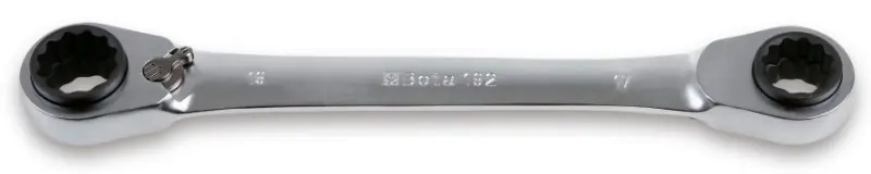 Újdonság 192 Egyenes racsnis csillagkulcs 4 az 1-ben 8x10/12x13 - Beta - 001920008