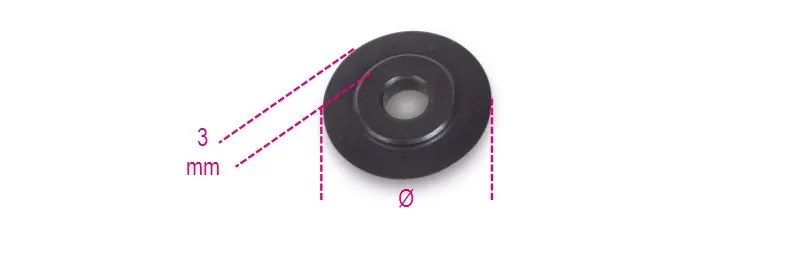 334R Tartalék vágókerék a 332 és 334 típusú csővágókhoz, réz és könnyűfém csövekhez - Beta - 003340021 Korlátozott ajánlat