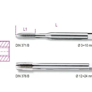 429FP 5 Egyenes hornyú gépi menetfúró, HSS-CO 5% - Beta - 004290005 Vedd meg most