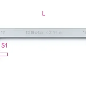 42SLIM/19 VÉKONYÍTOTT VÉGŰ CSILLAG-VILLÁSKULCSOK - Beta - 000420419 Autentikus