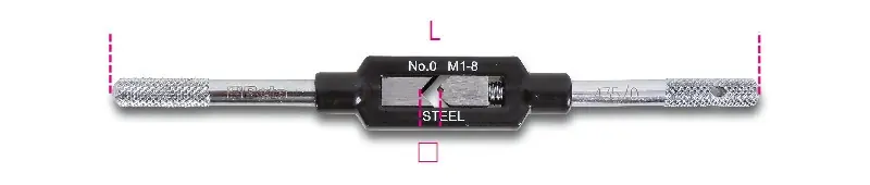 Utolsó esély 435/1,5 Állítható hajtóvas menetfúrókhoz - Beta - 004350011