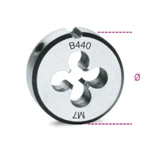 440 8 Menetmetsző, metrikus normál menet, krómacélból - Beta - 004400008 Kiváló minőség