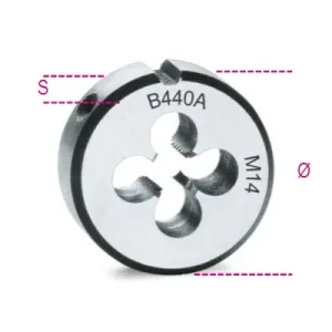 440A 10X1,5 Menetmetsző, metrikus normál menet, krómacélból - Beta - 004400110 Népszerű