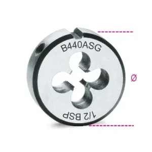 Prémium 440ASG 1/4 Menetmetsző, hengeres gáz-menet, krómacélból - Beta - 004400256