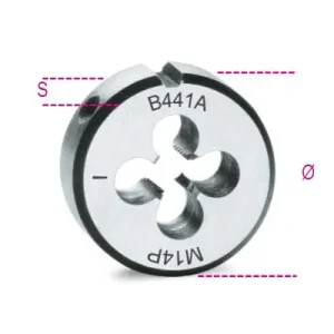 441A 10X0,75 Menetmetsző, metrikus finom menet, krómacélból - Beta - 004410100 Kiárusítás