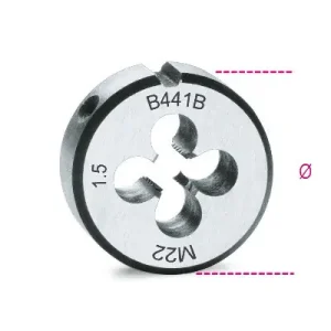 441B 20X150 Menetmetsző, metrikus finom menet, krómacélból - Beta - 004410119 Eredeti