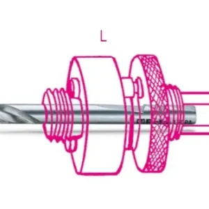 450PA/2 Központfúró a 450AL/2 típusú felvevőszárhoz, HSS - Beta - 004500253 Pénzvisszafizetés