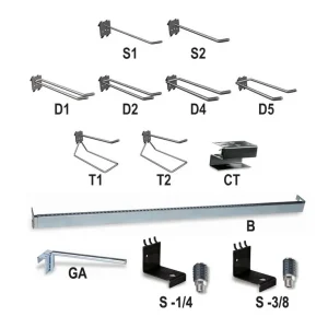 Prémium 6888D4 Szerszámtartók a C60 - C61 - C68 - C88 típusú bemutató állványhoz - Beta - 068880024