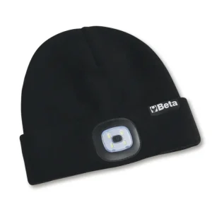 Pénzvisszafizetés 7980L Téli sapka újratölthető LED lámpával, fekete - Beta - 079800200