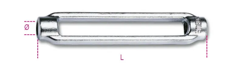 Újdonság 8001Z-K Feszítőanya, galvanizált - Beta - 080019108