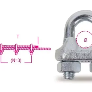 Korlátozott ajánlat 8016-K Szorítókengyel acélból, galvanizált - Beta - 080169410