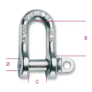 Kiváló minőség 8026A-K egyenes emelőkengyel, UNI típus szénacél horganyzott - Beta - 080269012