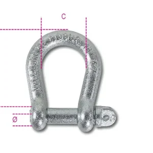 Korlátozott ajánlat 8028 16 ívelt emelőkengyel szénacél horganyzott - Beta - 080280116